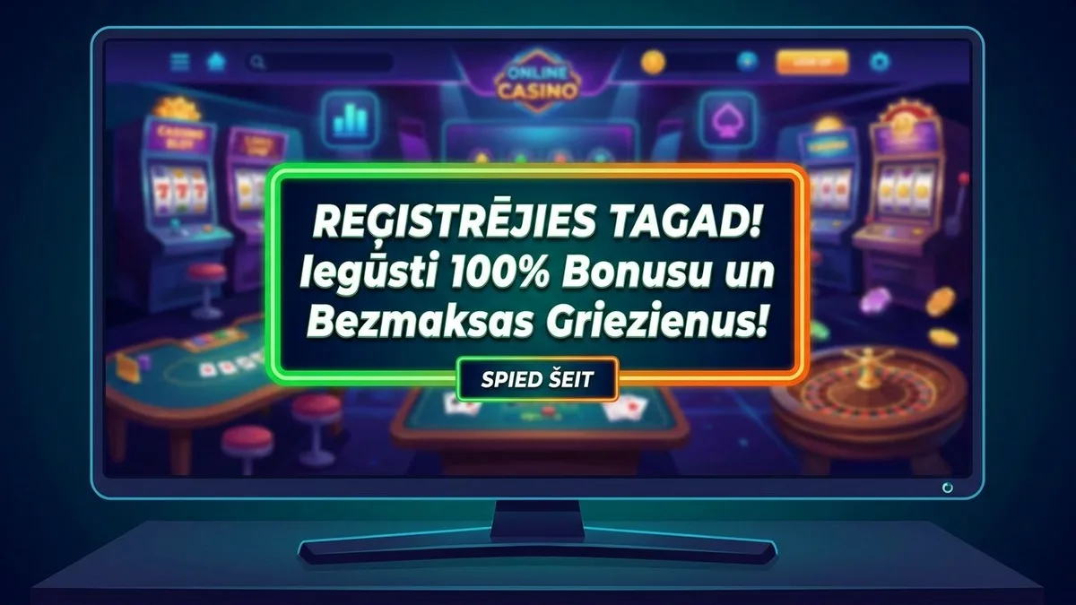 Reģistrācija ar bonusu